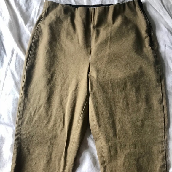 Kick Crop Everlane Work Pant in Ochre - Picture 2 of 3